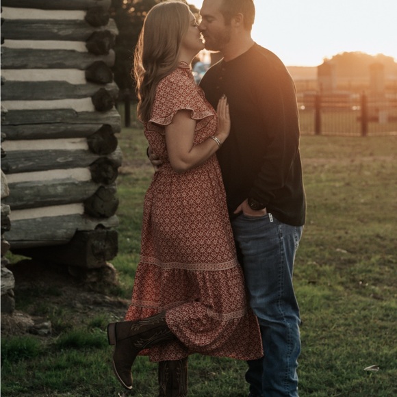 Max Studio Orange Dress - Picture 3 of 3